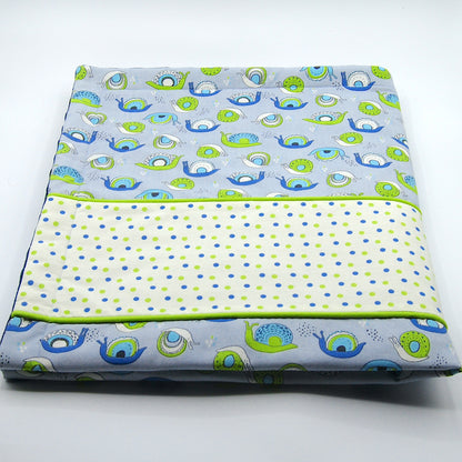 couverture molletonnée bébé escargot