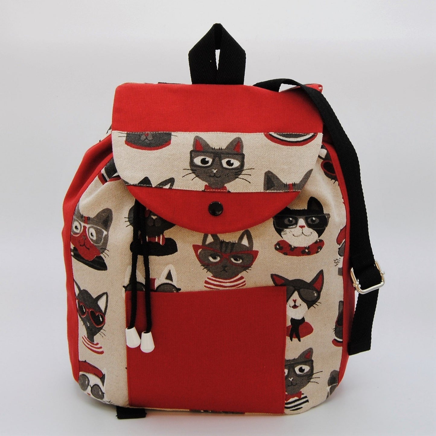 sac à dos enfant chat lunette