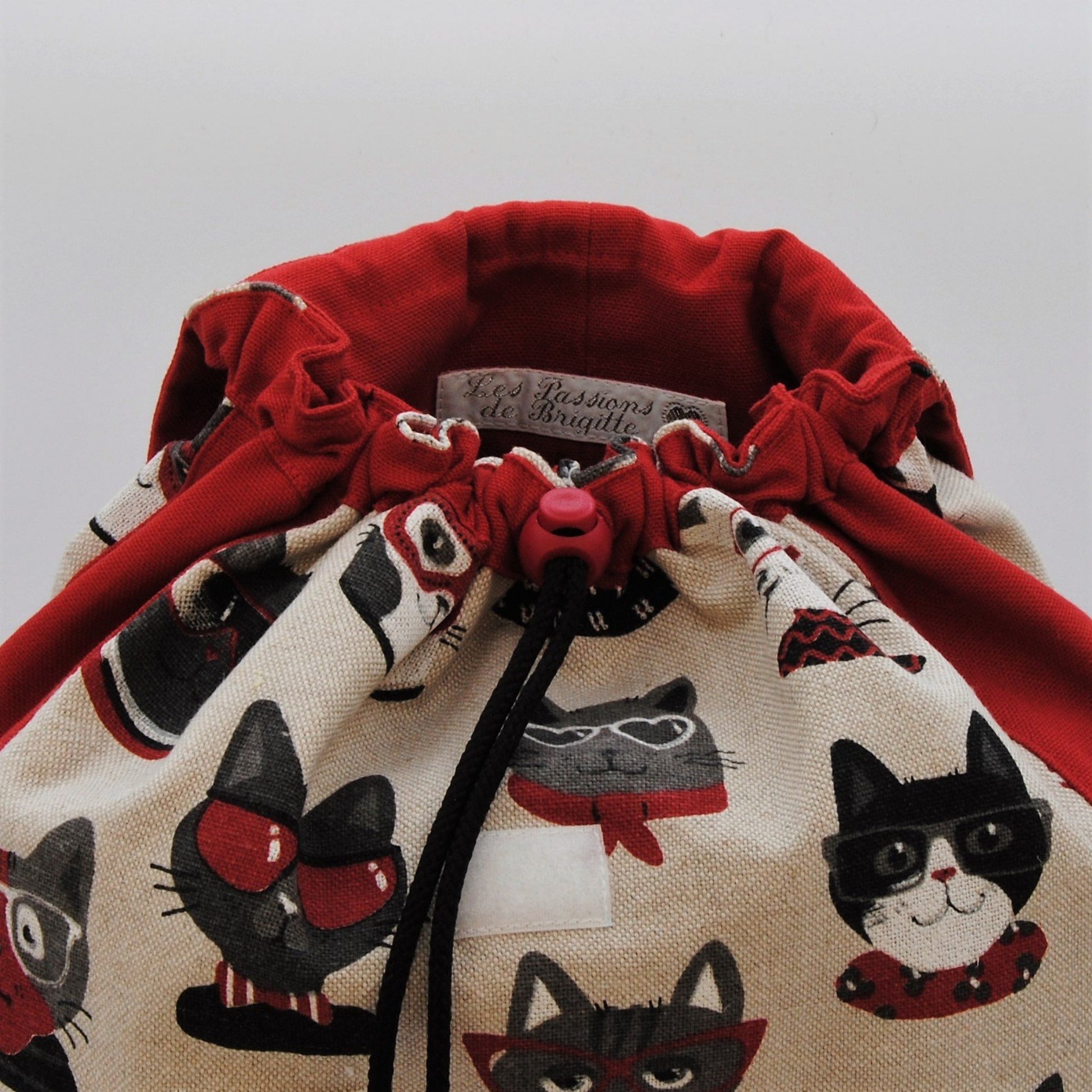 sac à dos enfant chat lunette