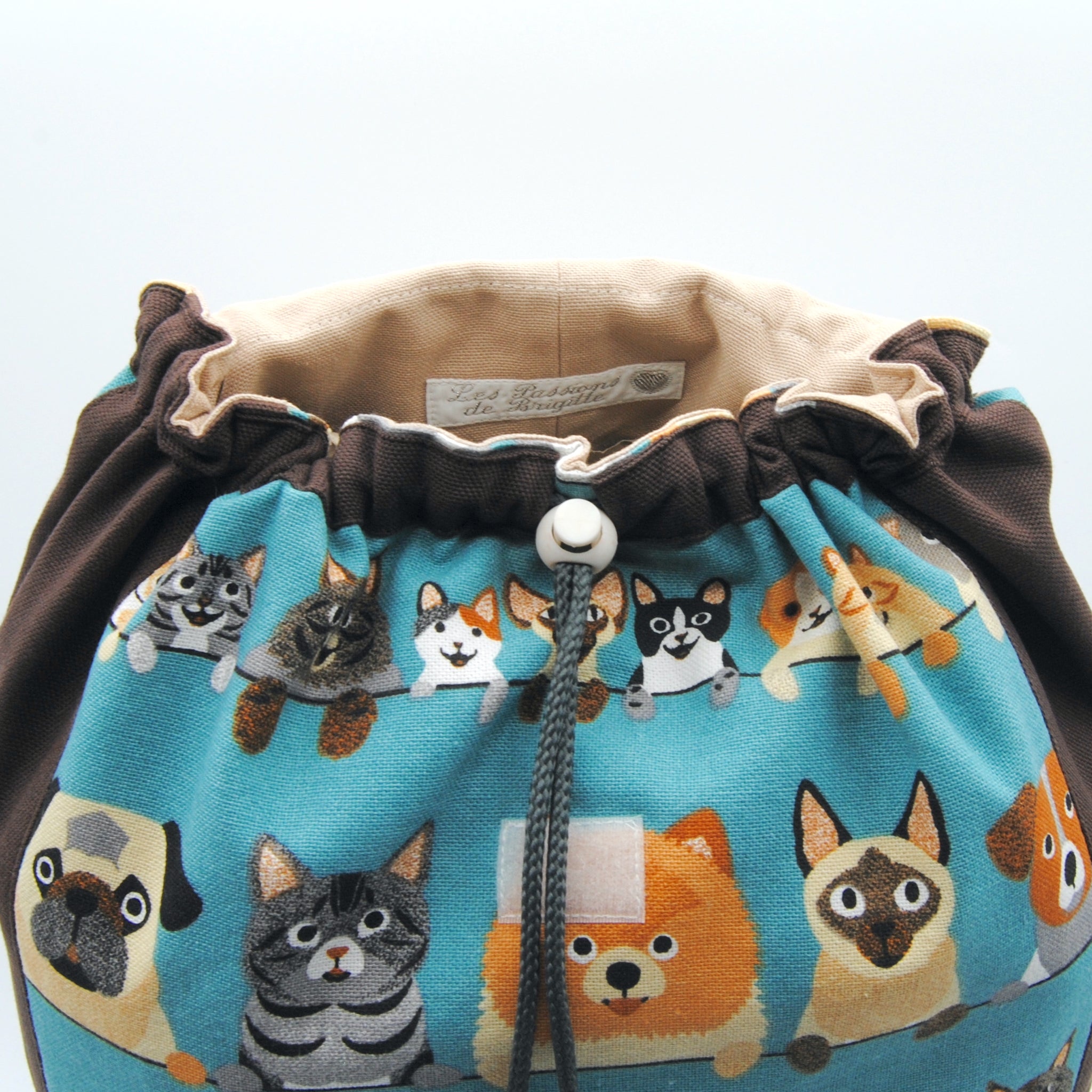 Sac a shop dos enfant chat